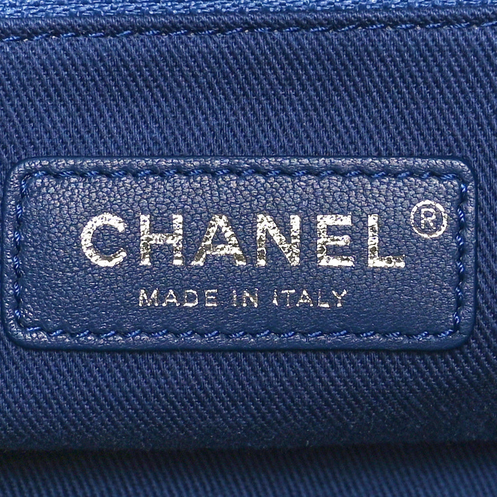 Canvas Large Deauville Backpack Blue