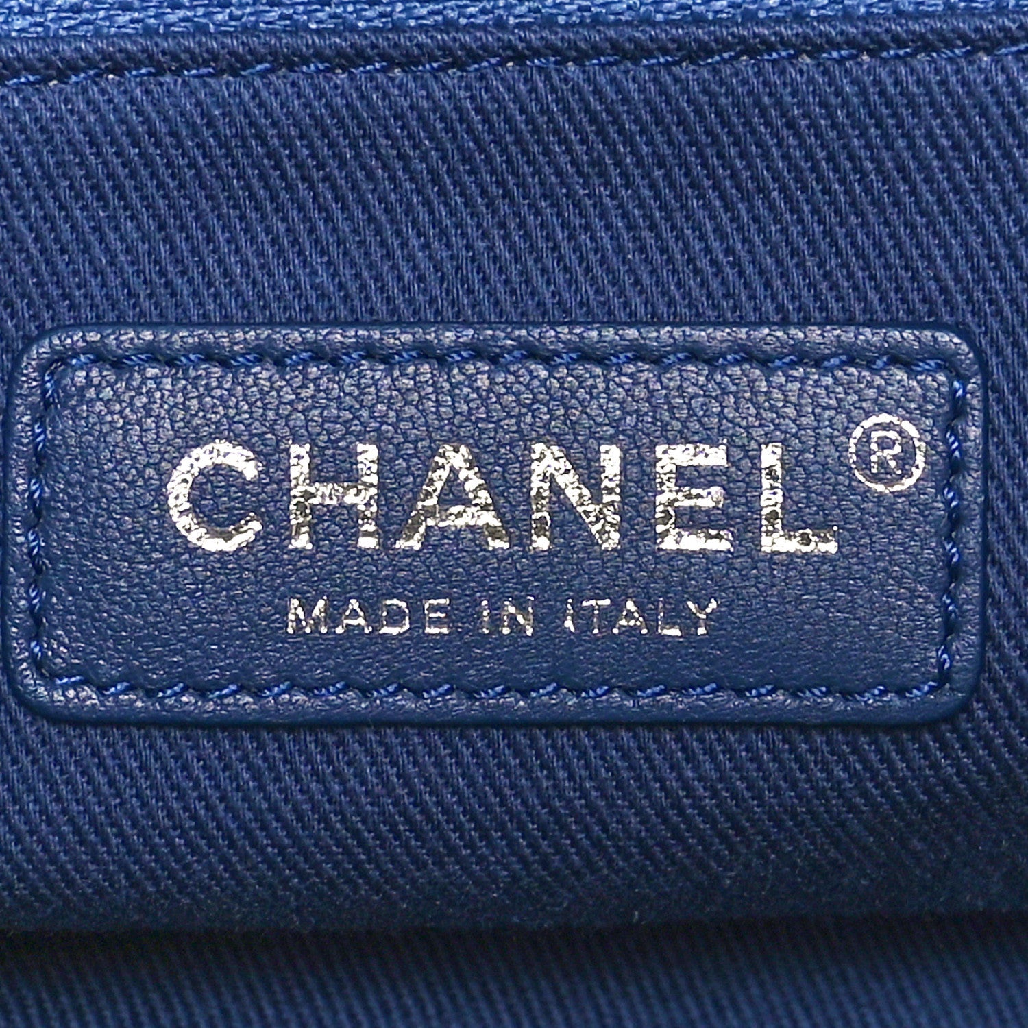 Canvas Large Deauville Backpack Blue