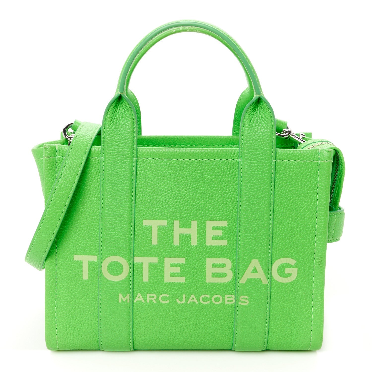 Grained Calfskin Small The Tote Bag Apple