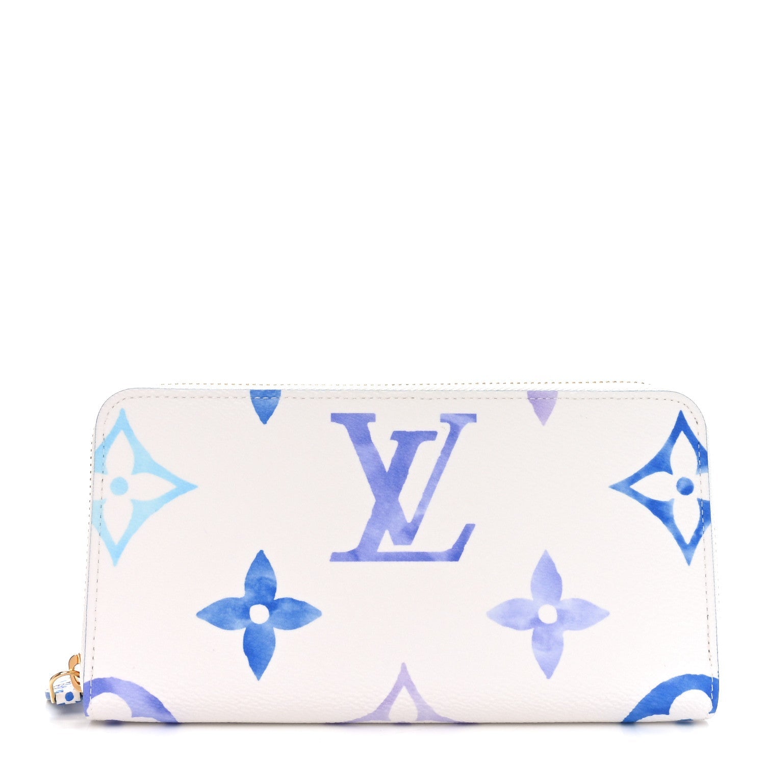 Monogram Giant By The Pool Zippy Wallet Resort Blue