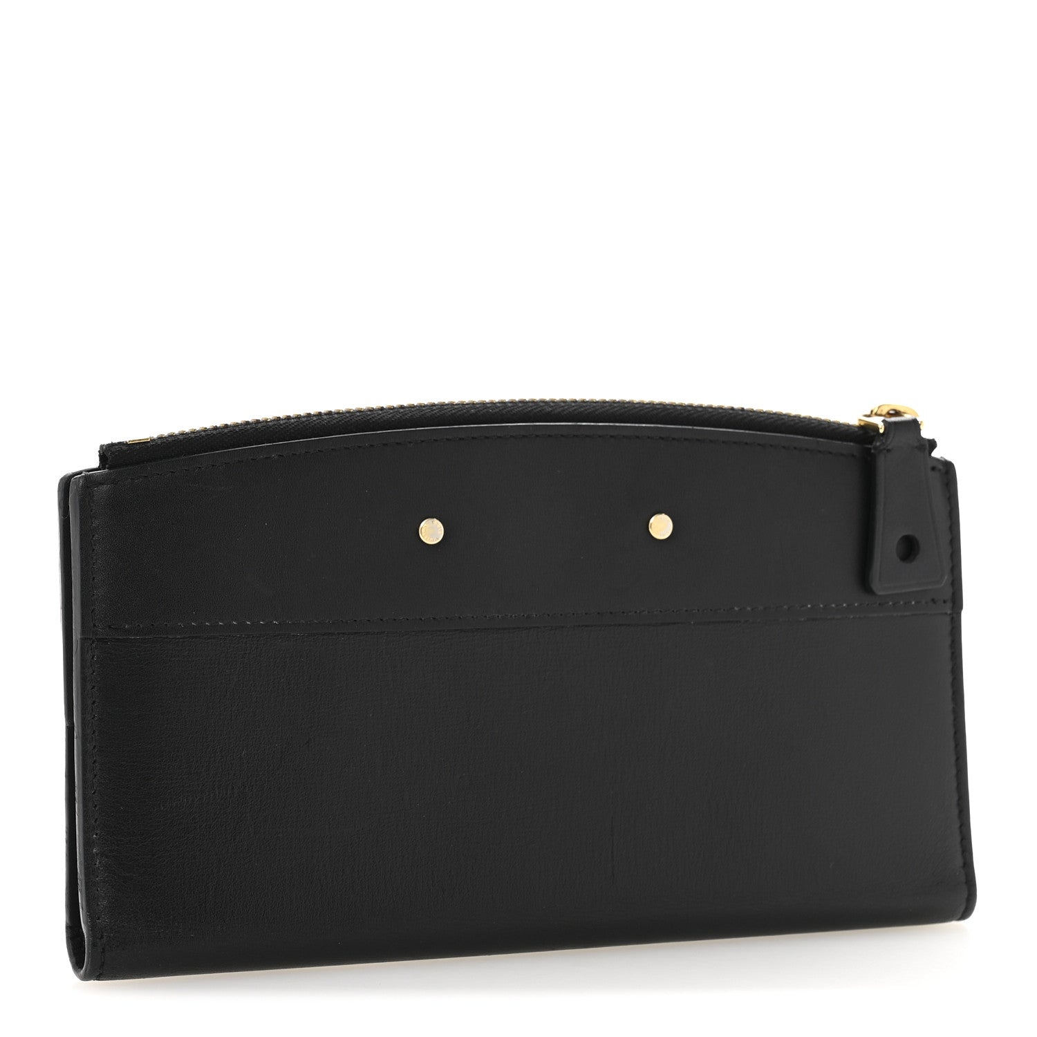 Calfskin City Steamer Wallet Black