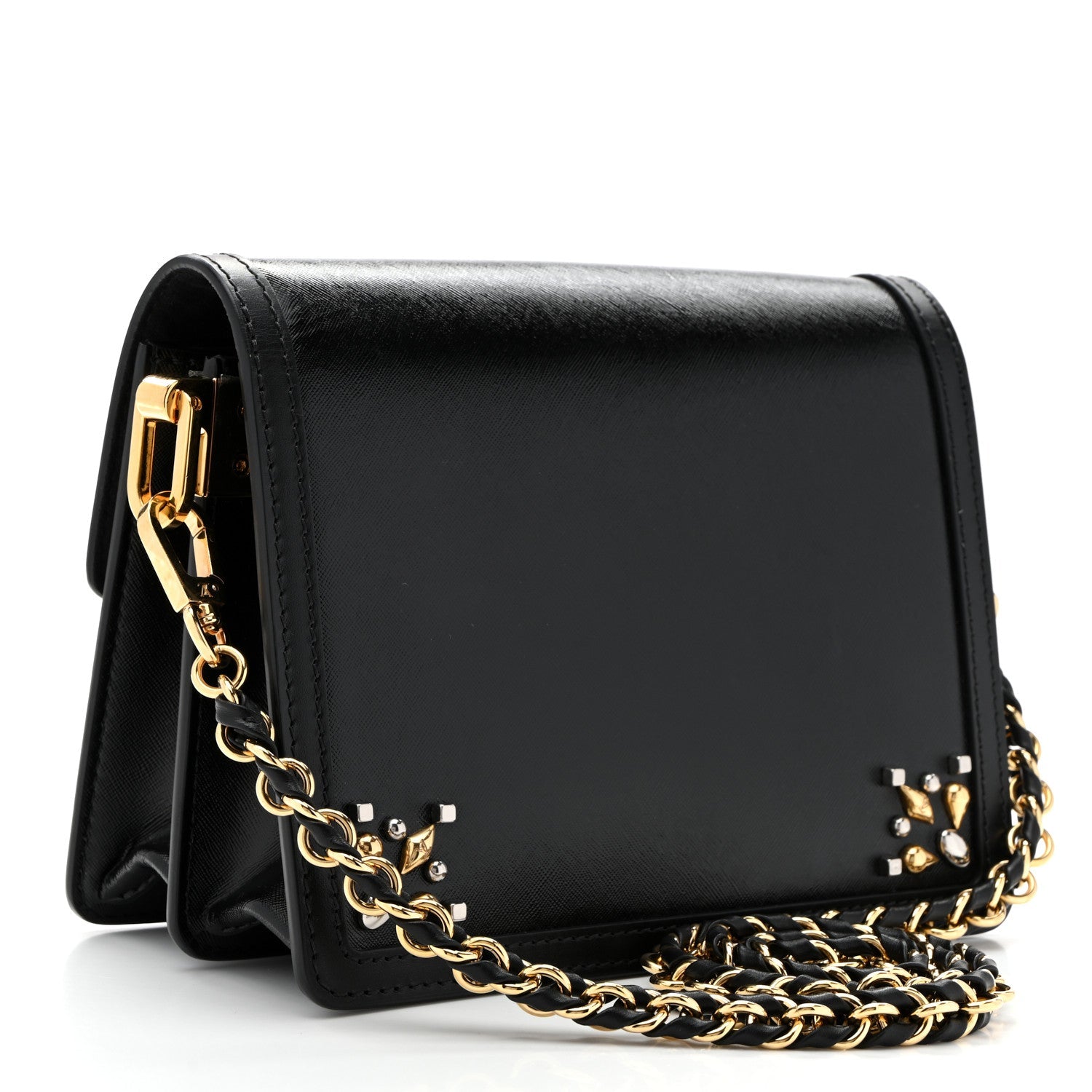 Epi Embellished Mini Dauphine Black