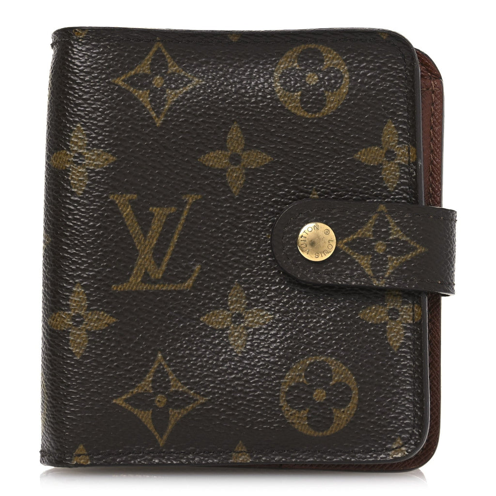 Monogram Compact Zippe Zipped Wallet