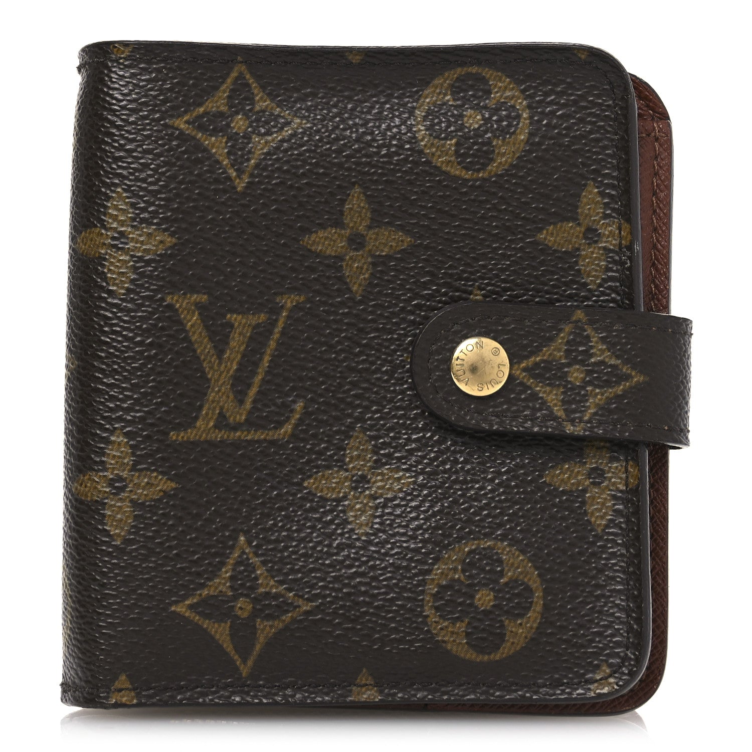 Monogram Compact Zippe Zipped Wallet