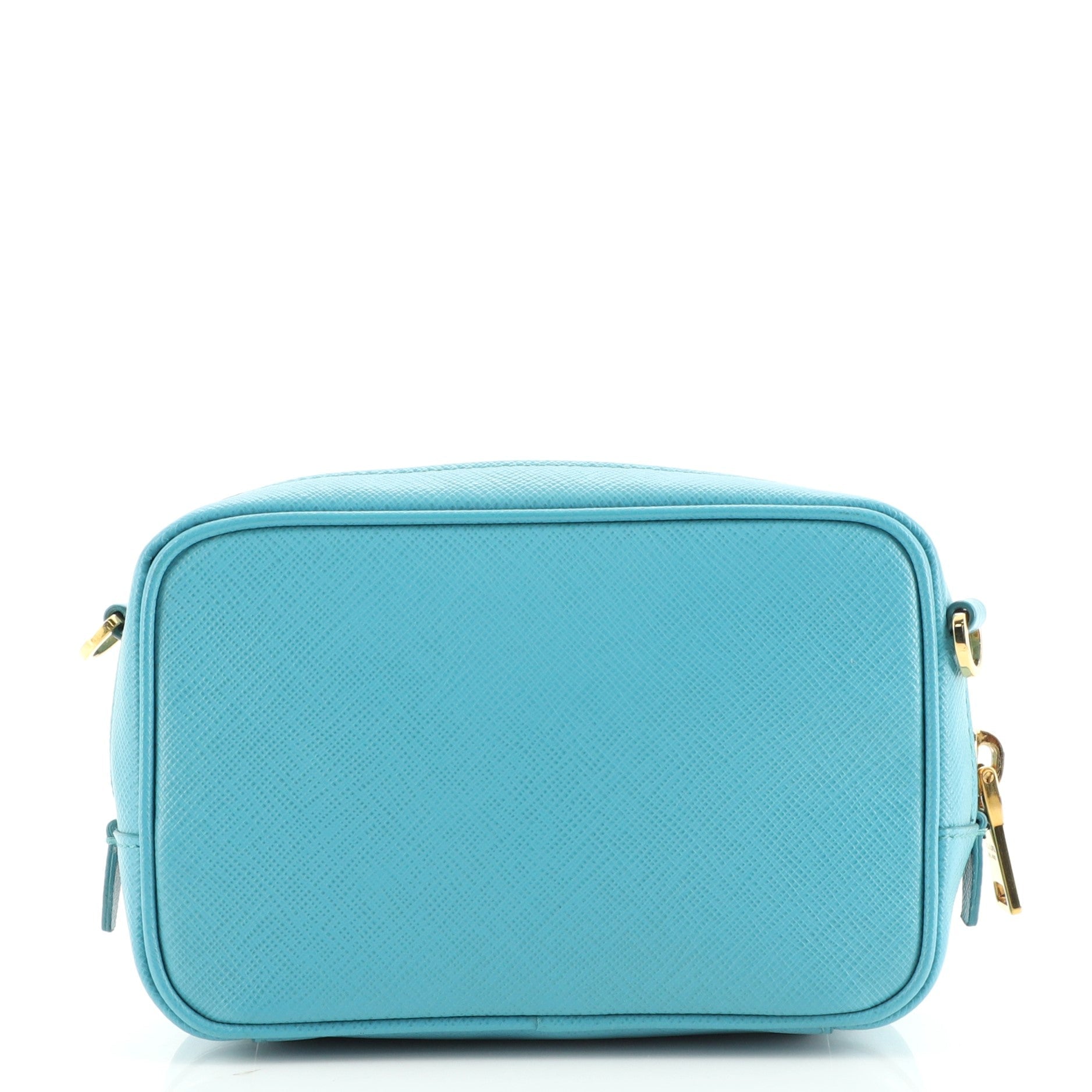 Bow Camera Crossbody Bag Saffiano Leather Mini