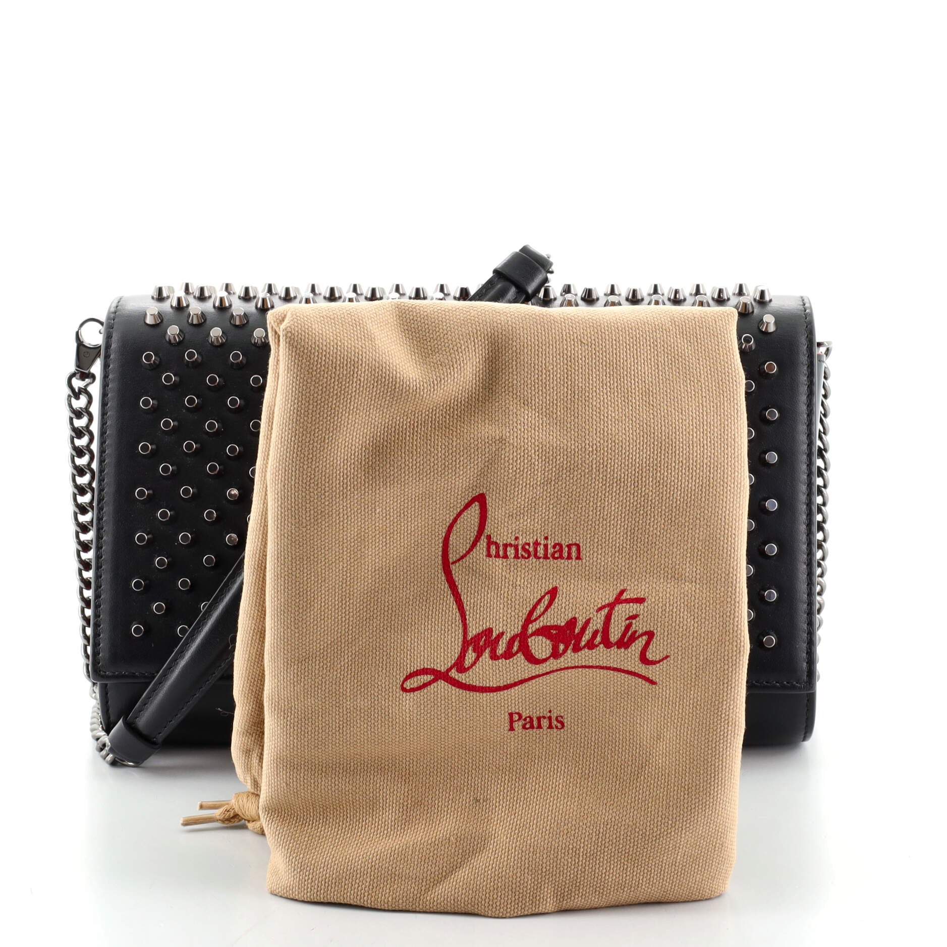 Paloma Clutch Embellished Leather Small