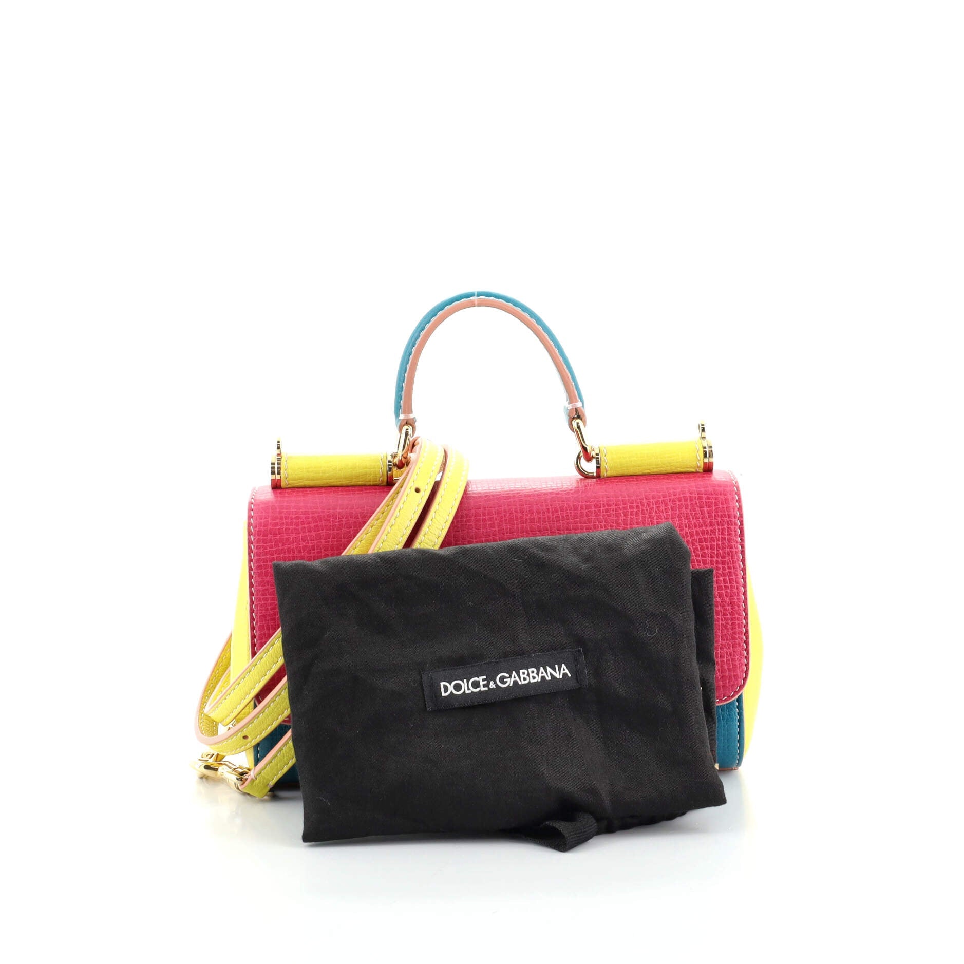 Miss Sicily Convertible Clutch Leather Mini