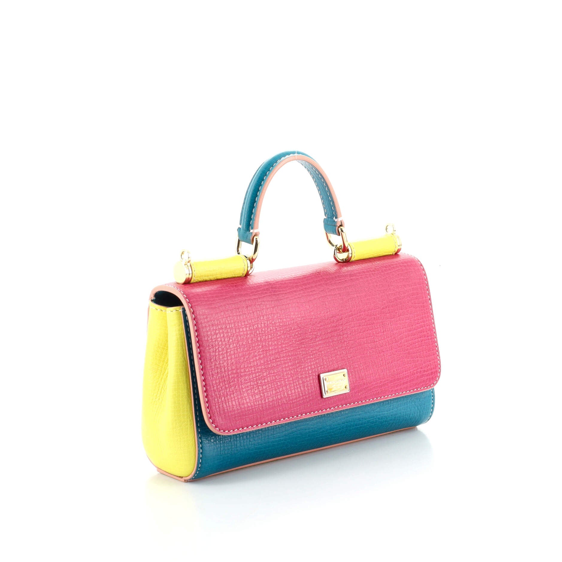 Miss Sicily Convertible Clutch Leather Mini