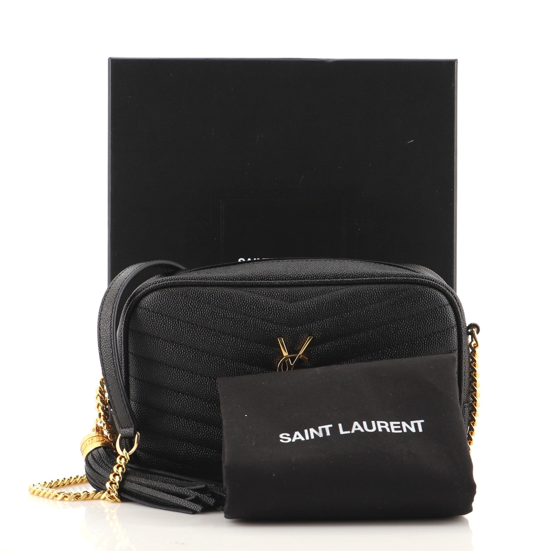 Lou Camera Bag Matelasse Chevron Leather Mini