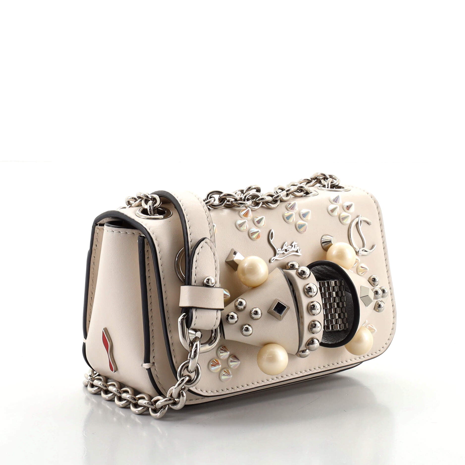 Sweety Charity Crossbody Bag Embellished Leather Mini
