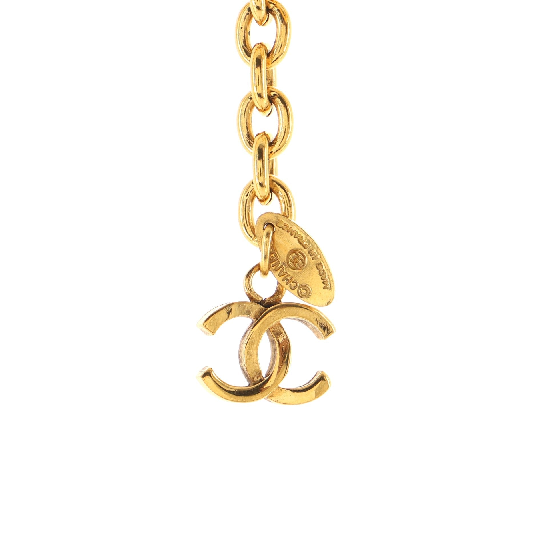 Circle Chain Long Necklace Metal