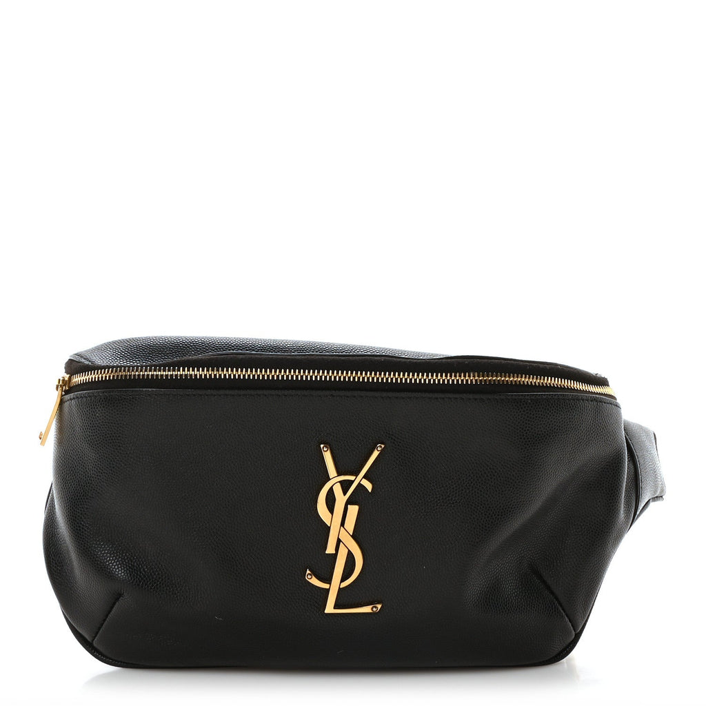 Grain De Poudre Monogram Belt Bag Black