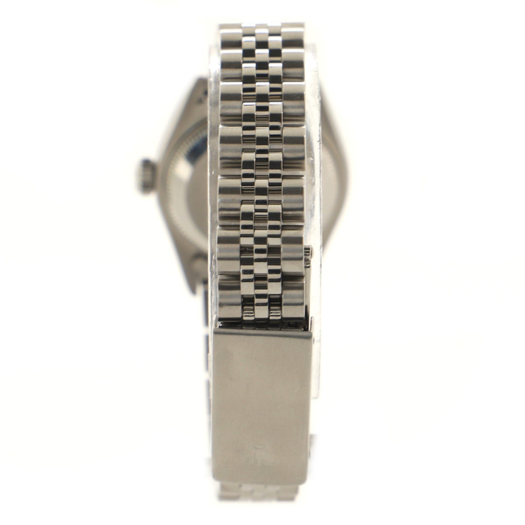 Oyster Perpetual Datejust Automatic Watch Stainless Steel and White Gold with Diamond Markers 26