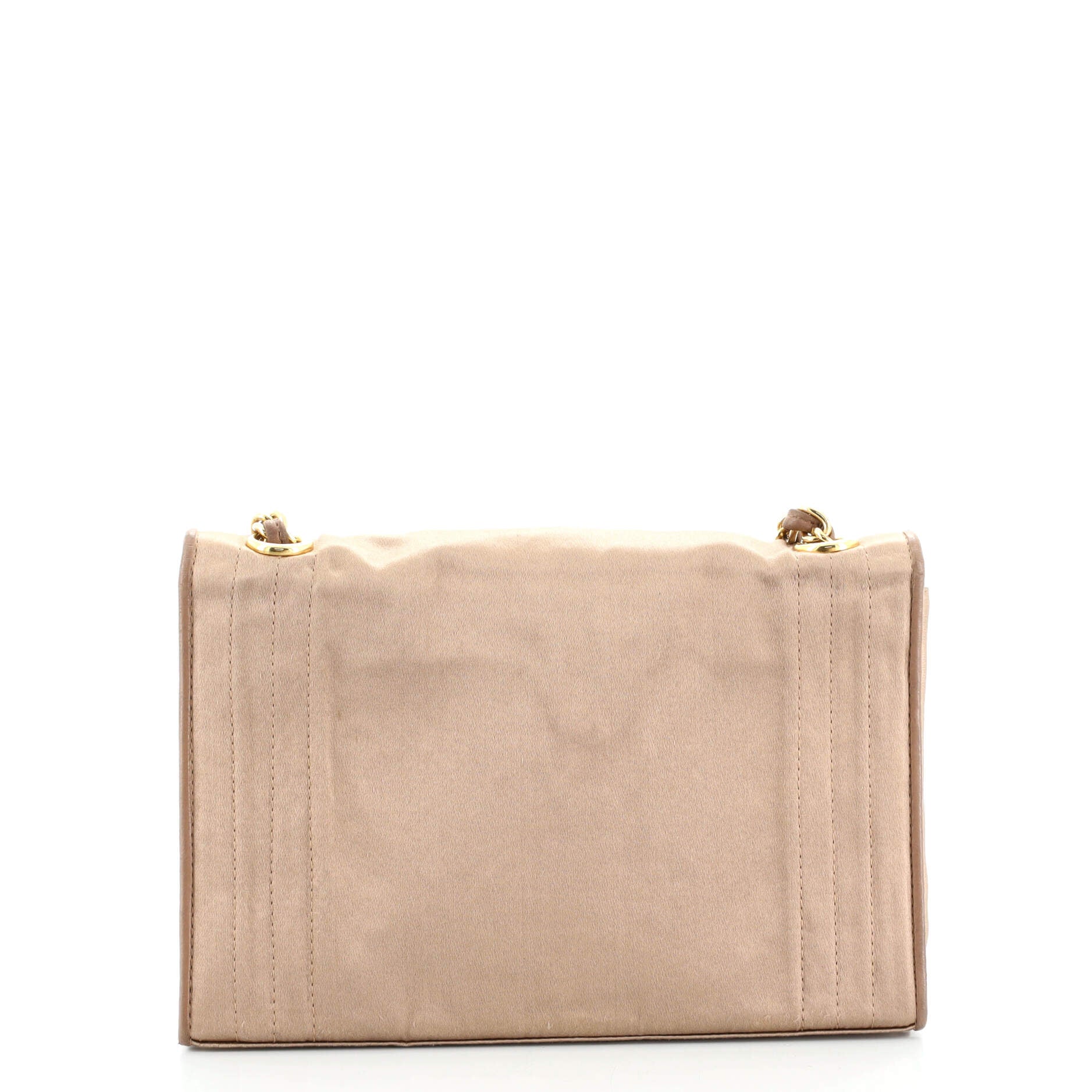 Vintage CC Stitch Flap Bag Satin Mini