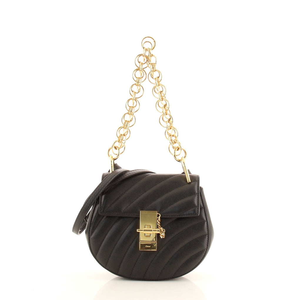 Drew Bijou Crossbody Bag Quilted Leather Mini