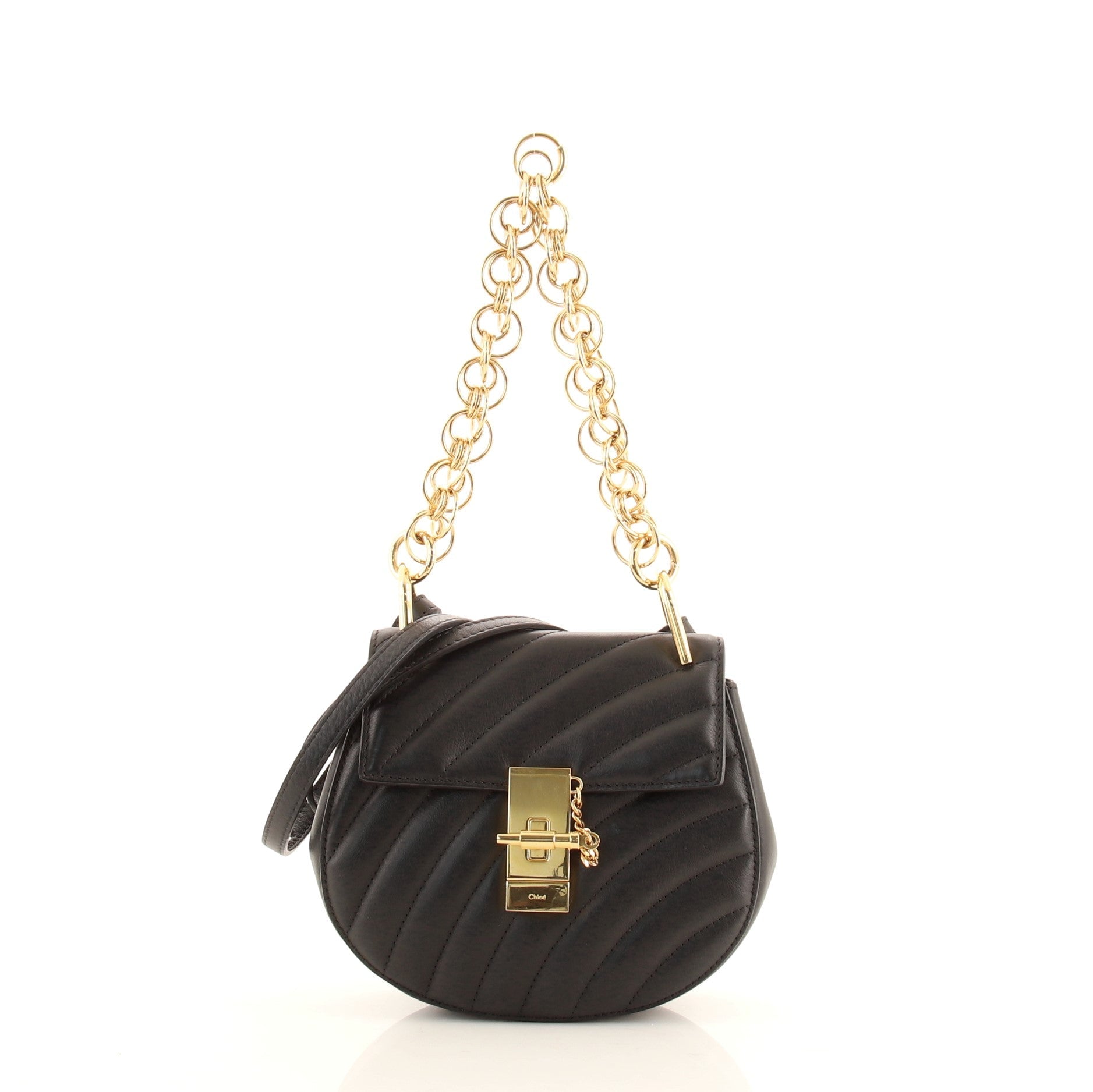 Drew Bijou Crossbody Bag Quilted Leather Mini