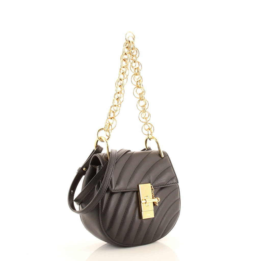 Drew Bijou Crossbody Bag Quilted Leather Mini