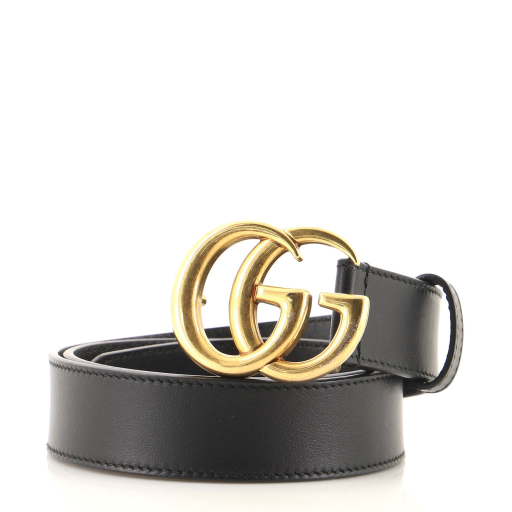 GG Marmont Belt Leather Medium 75