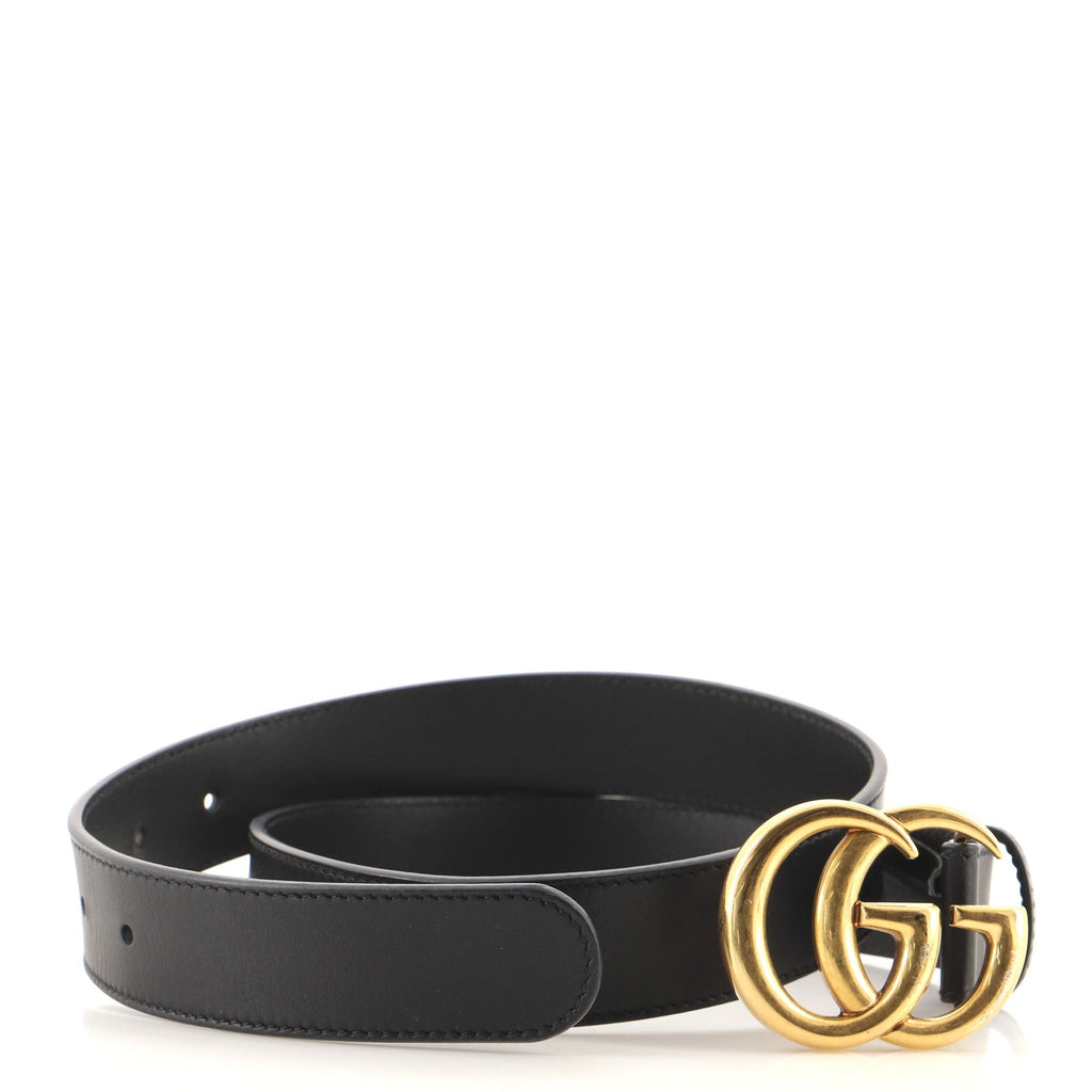 GG Marmont Belt Leather Medium 75
