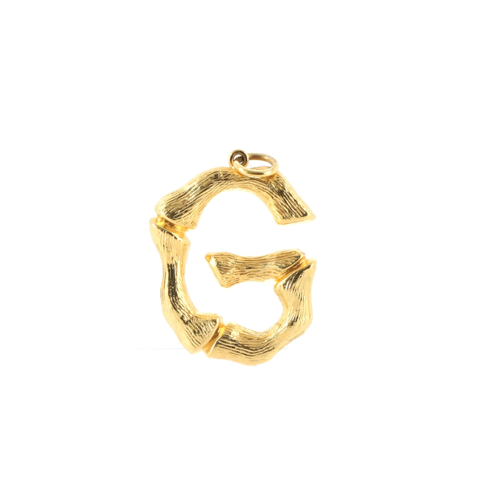 Alphabet Pendant Necklace Metal Large