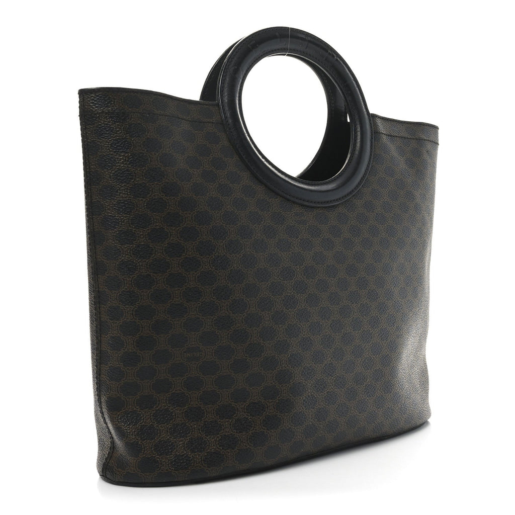 Canvas Calfskin Macadam Handbag