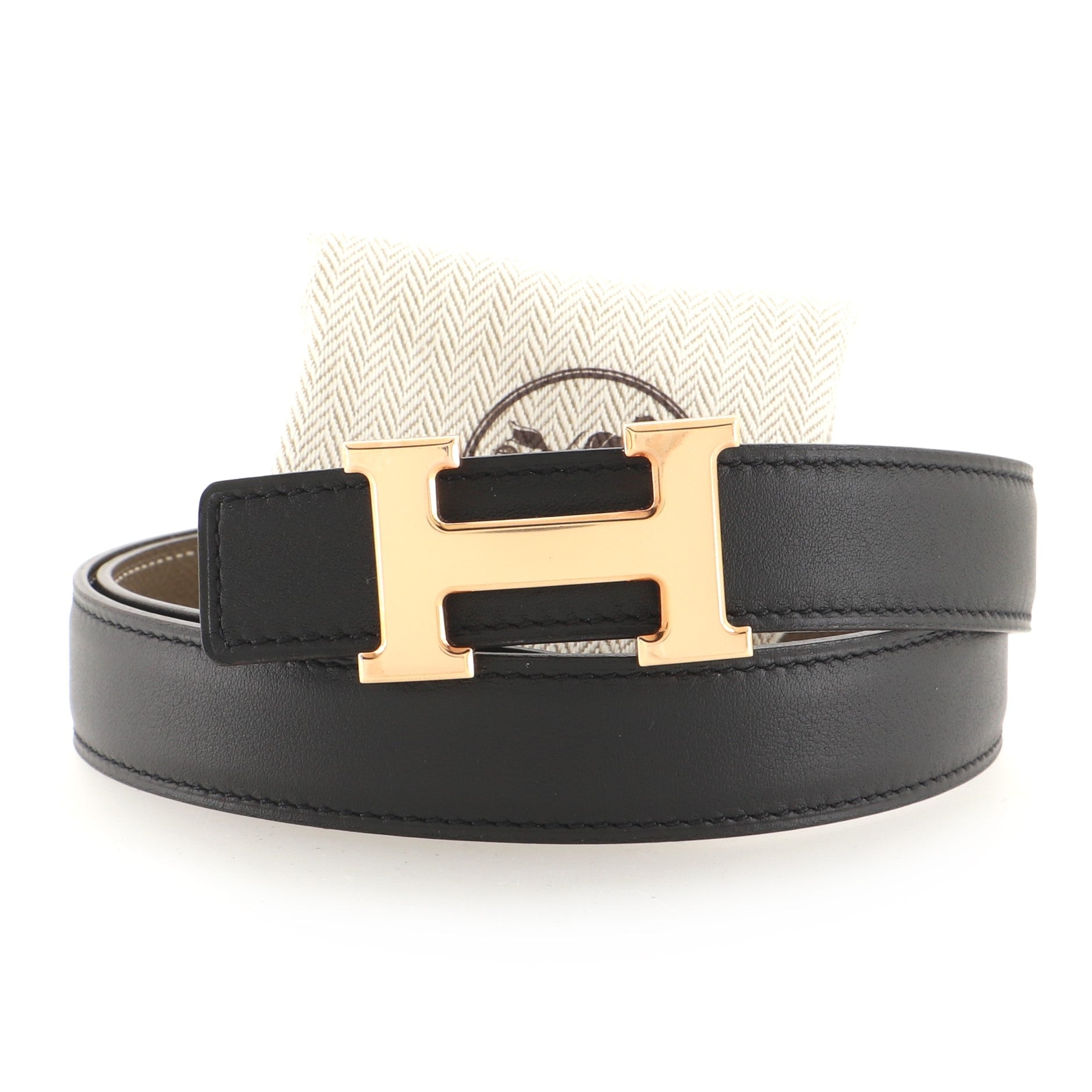Constance Reversible Belt Leather Thin 75