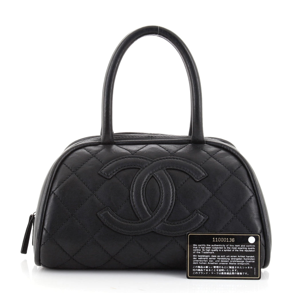 Timeless CC Bowler Bag Quilted Leather Mini