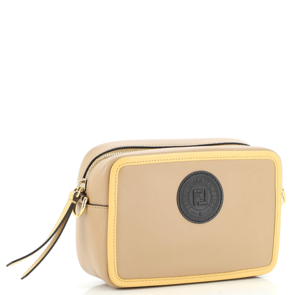 FF Logo Stamp Camera Bag Leather Mini