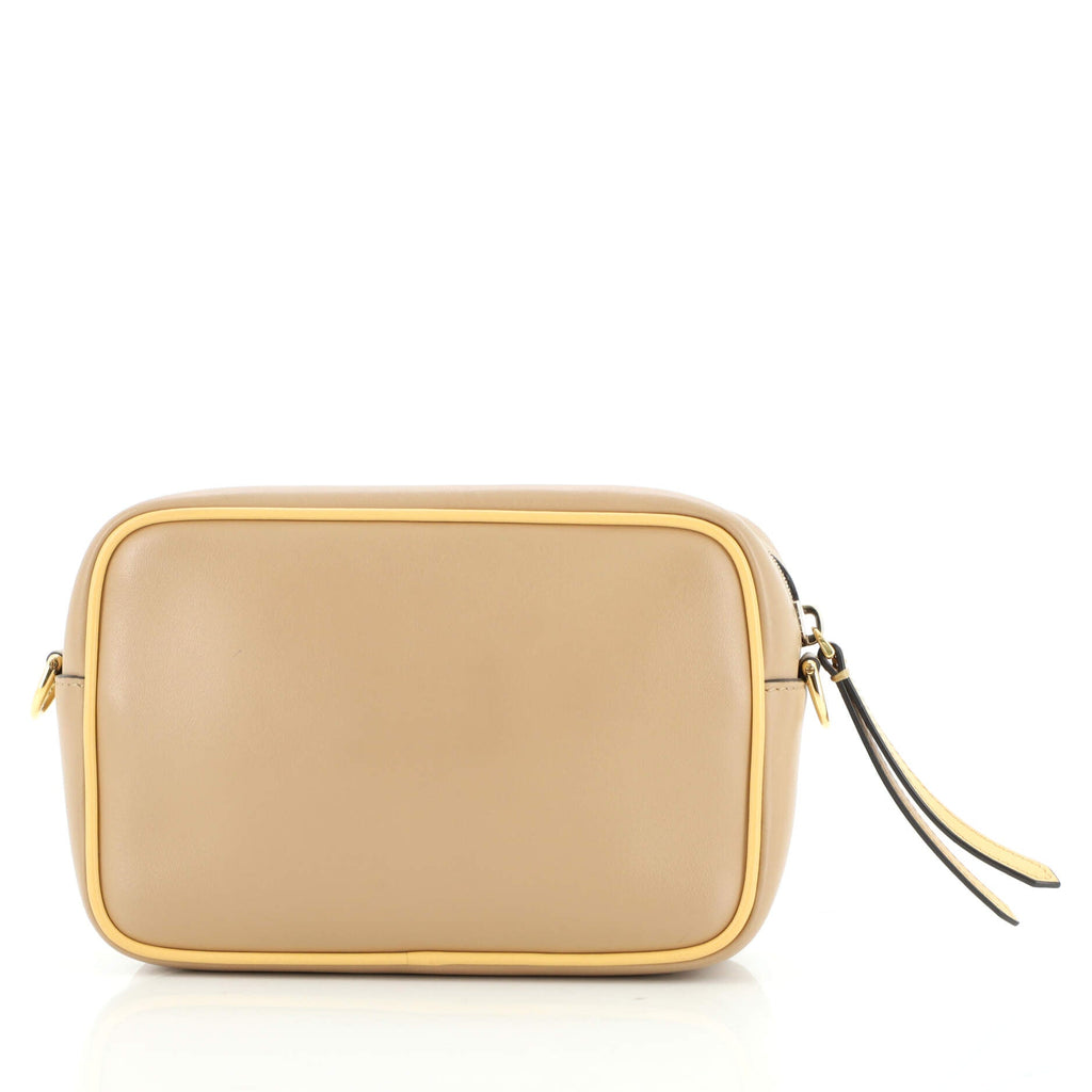FF Logo Stamp Camera Bag Leather Mini