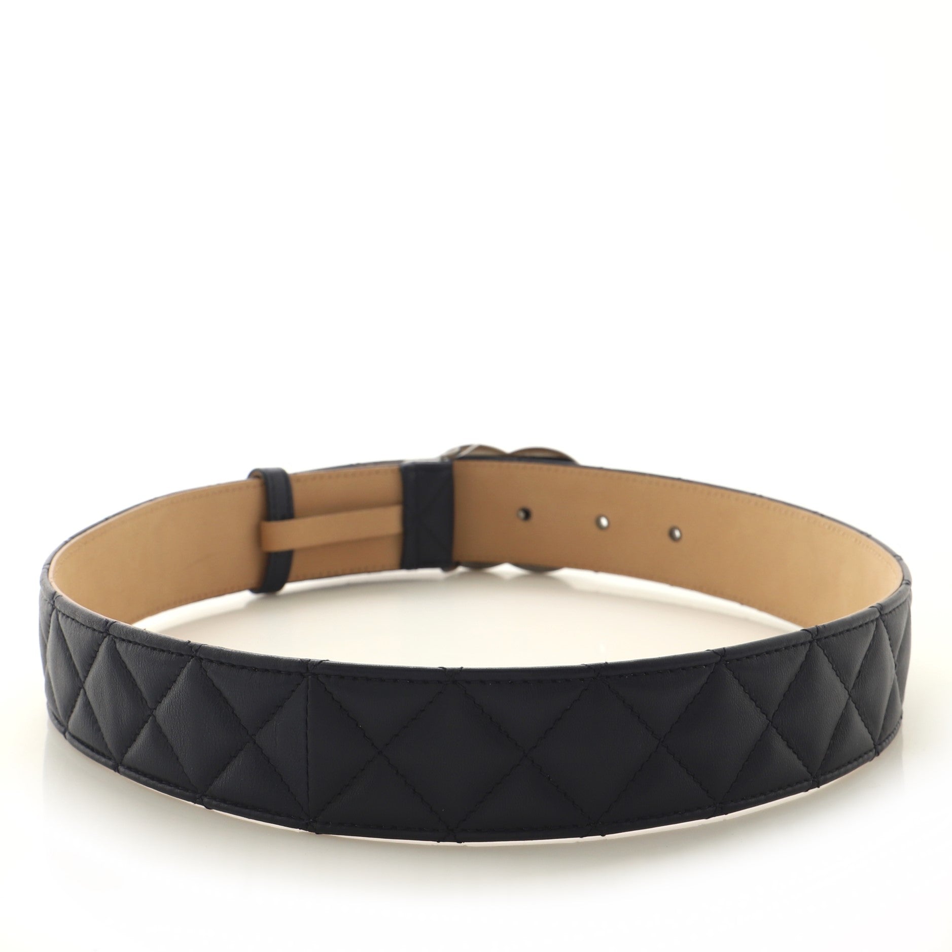 CC Belt Quilted Lambskin Medium 75
