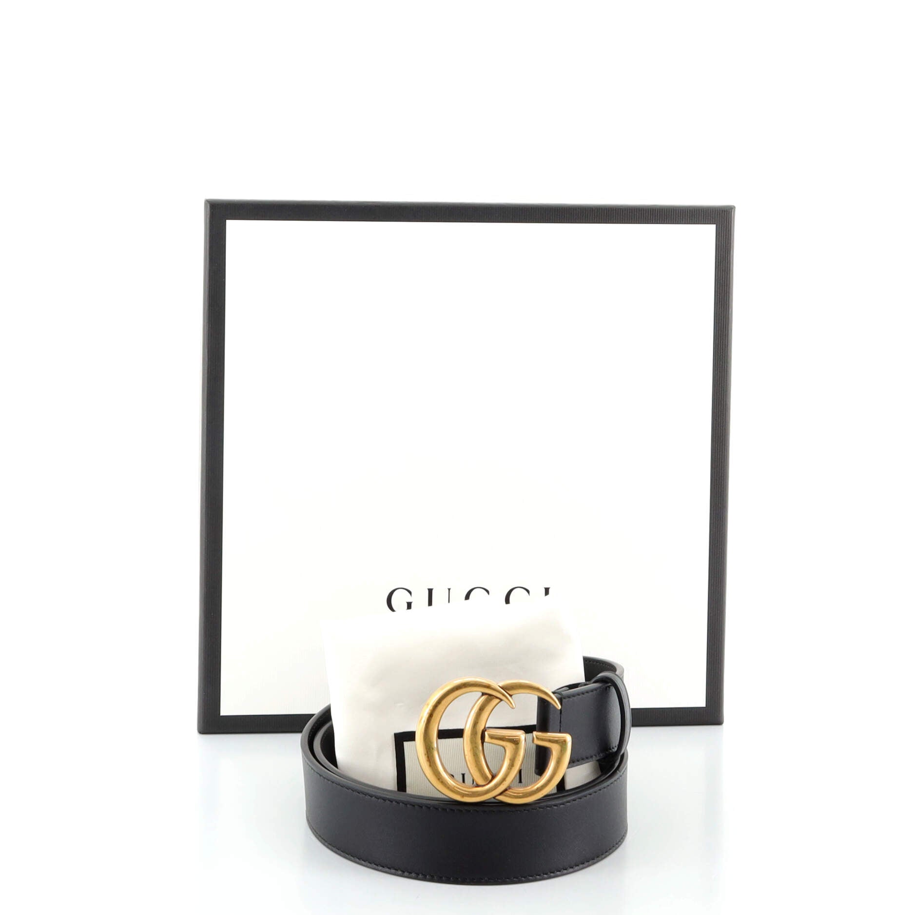 GG Marmont Belt Leather Medium 90