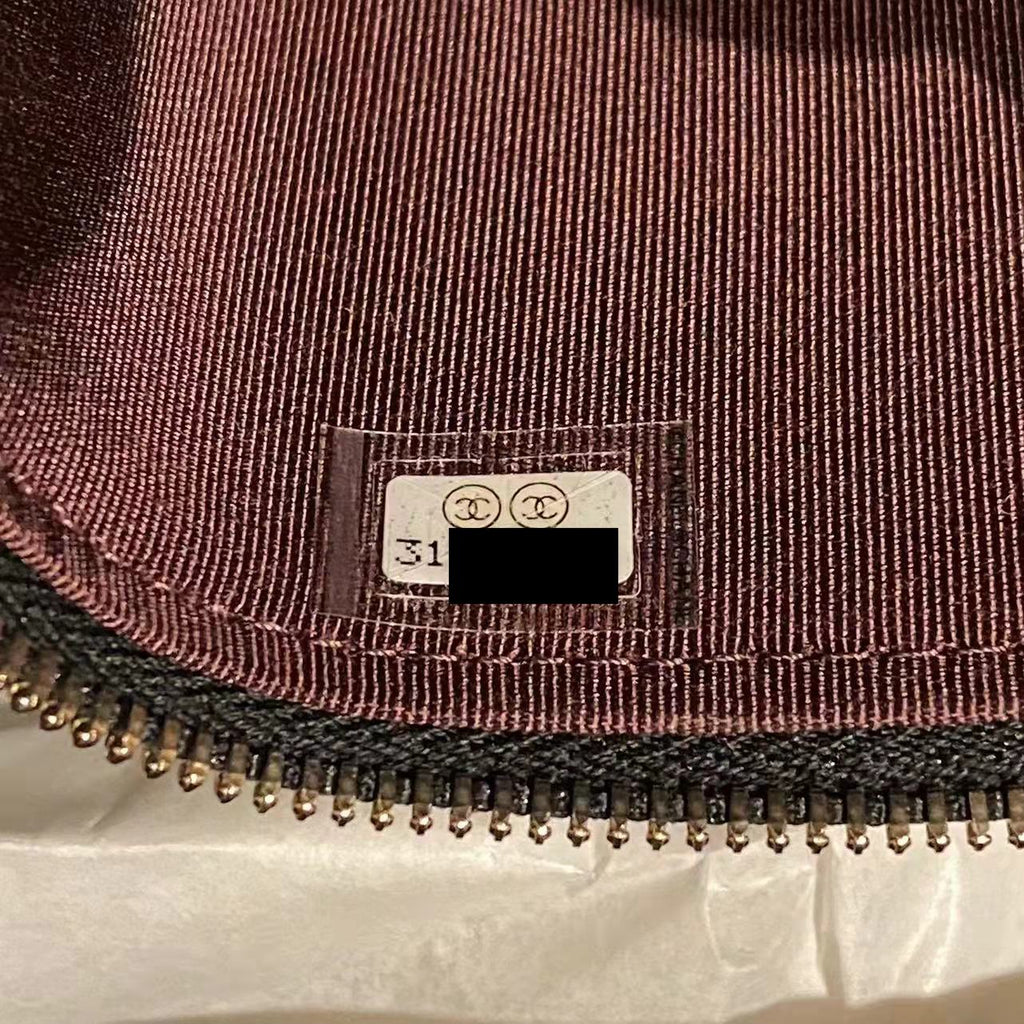 Chanel 22C Mini Vanity With Chain Black Caviar L