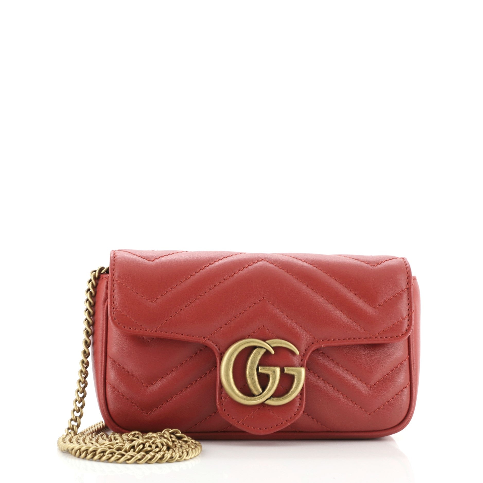 GG Marmont Flap Bag Matelasse Leather Super Mini