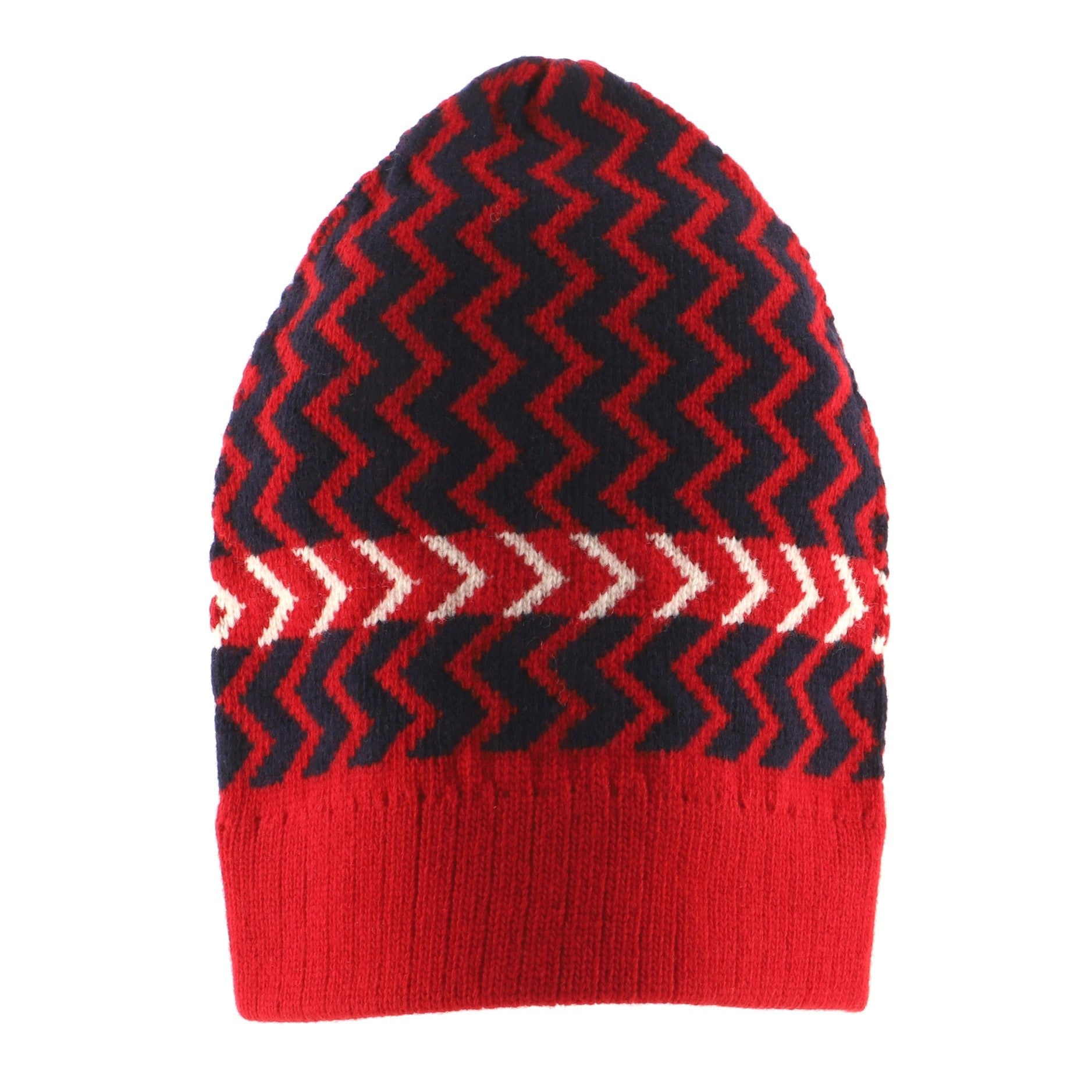 Zaggede Beanie Wool Medium