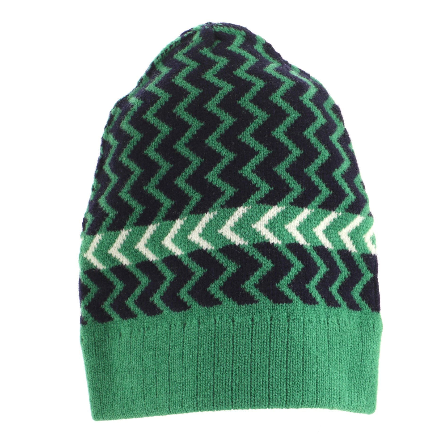 Zaggede Beanie Wool Medium