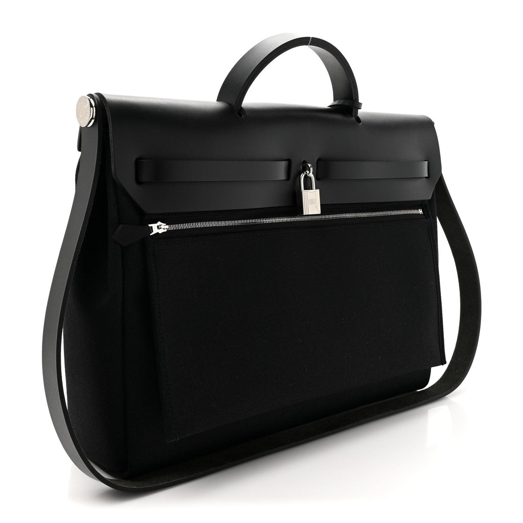 Military Toile Vache Hunter Herbag Messenger 39 Black