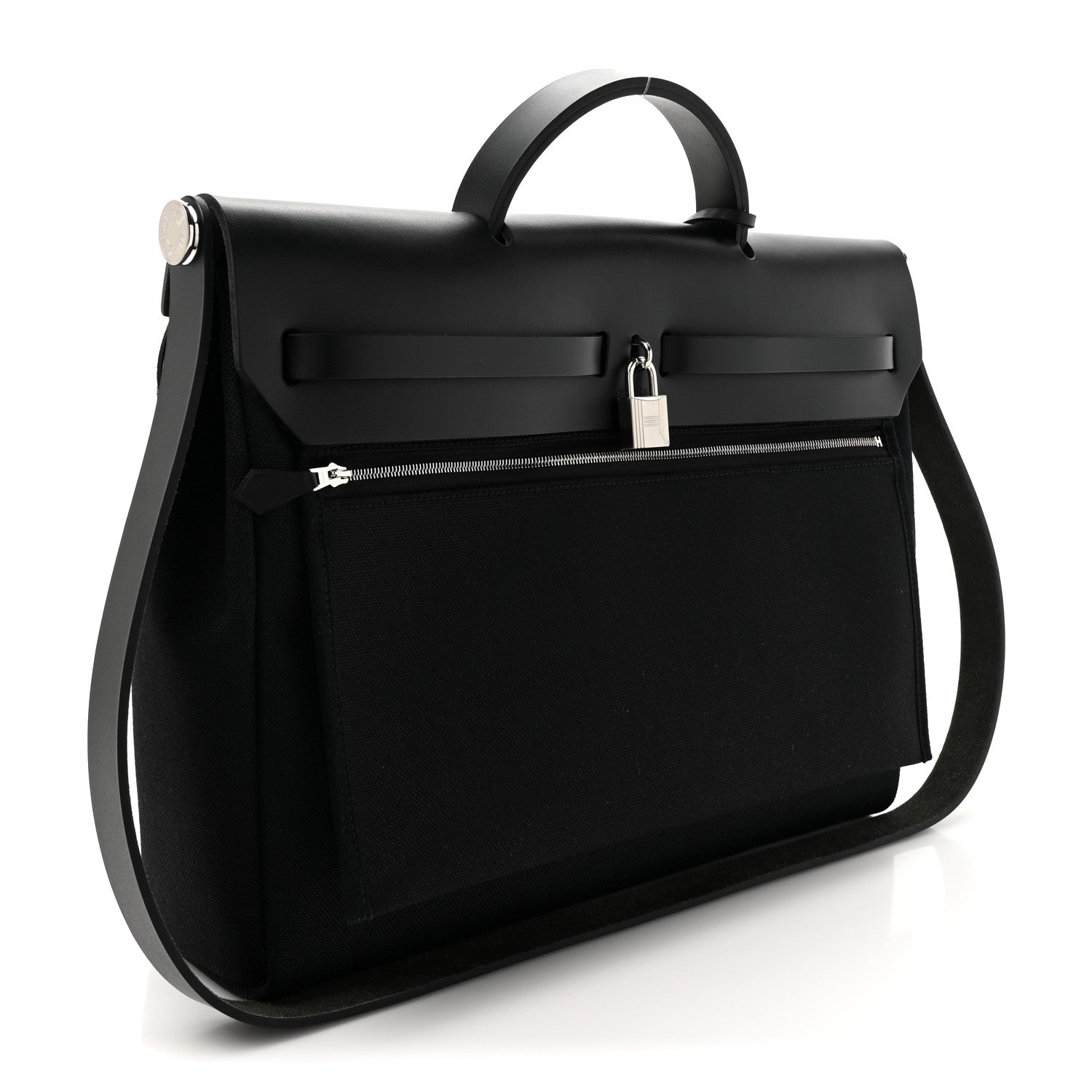 Military Toile Vache Hunter Herbag Messenger 39 Black