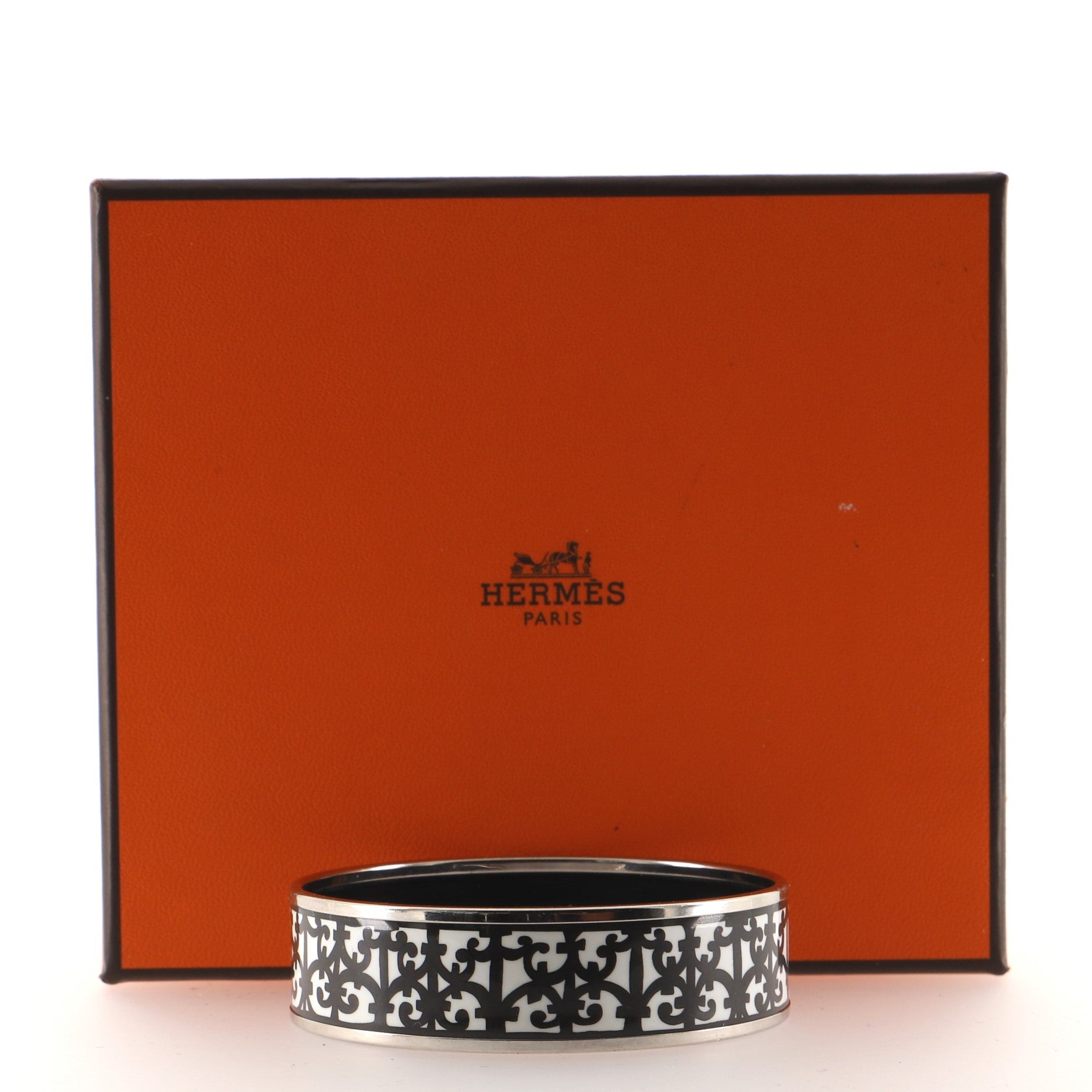 Bangle Bracelet Printed Enamel Wide