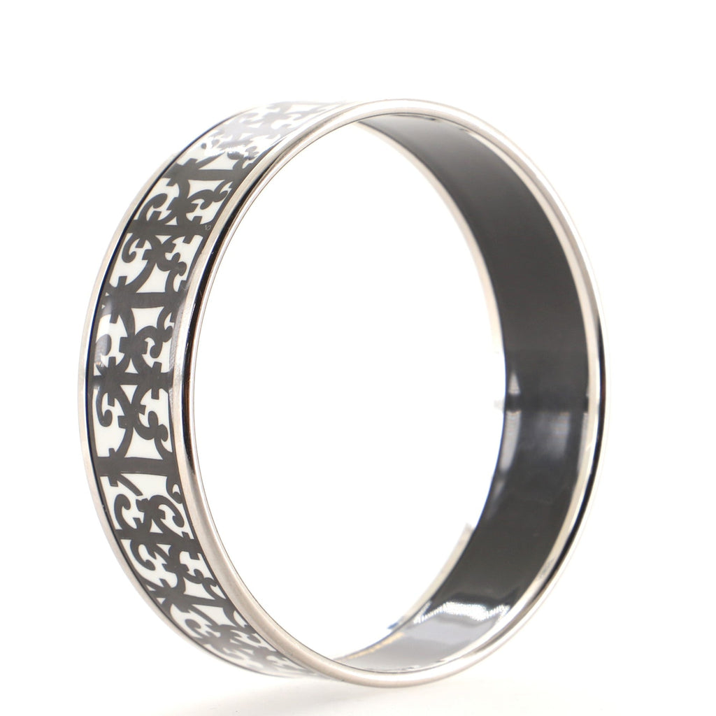 Bangle Bracelet Printed Enamel Wide