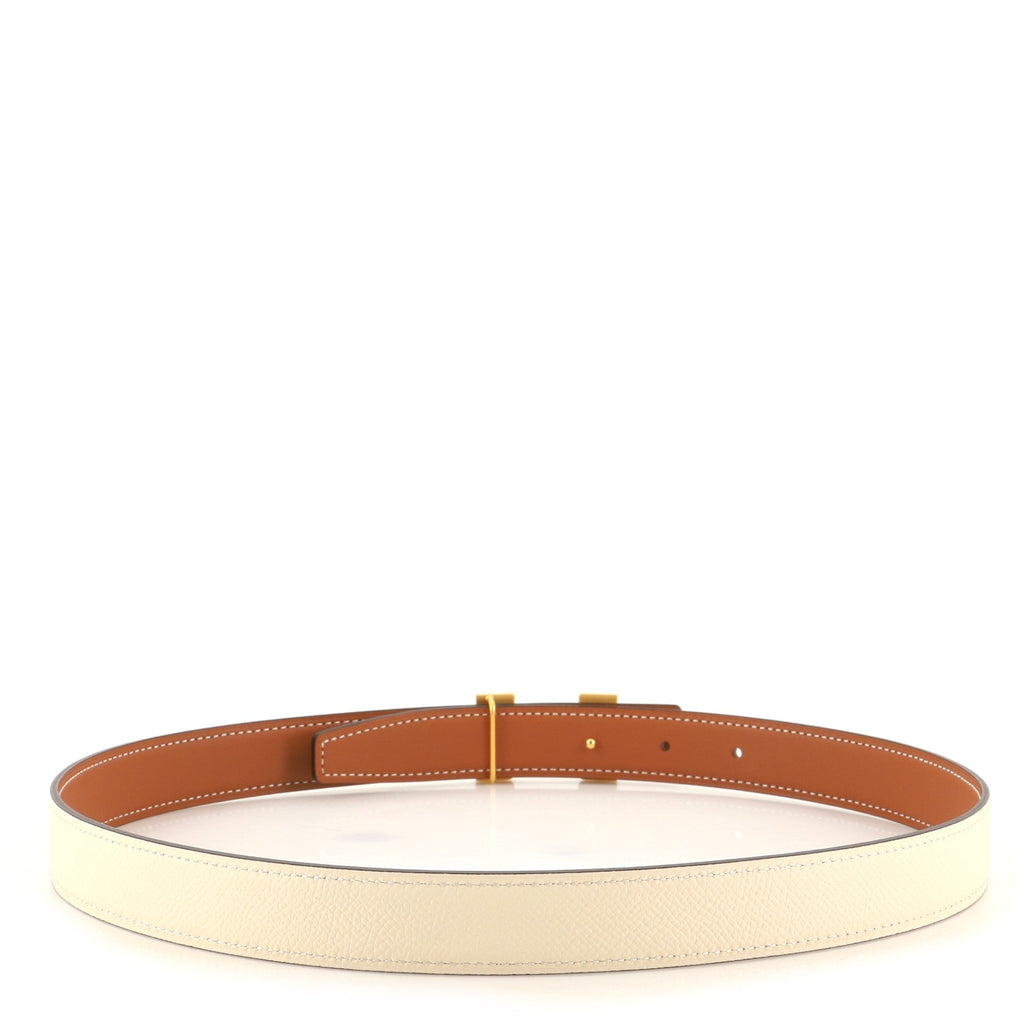 Constance Reversible Belt Leather with Guilloche Hardware Thin 75