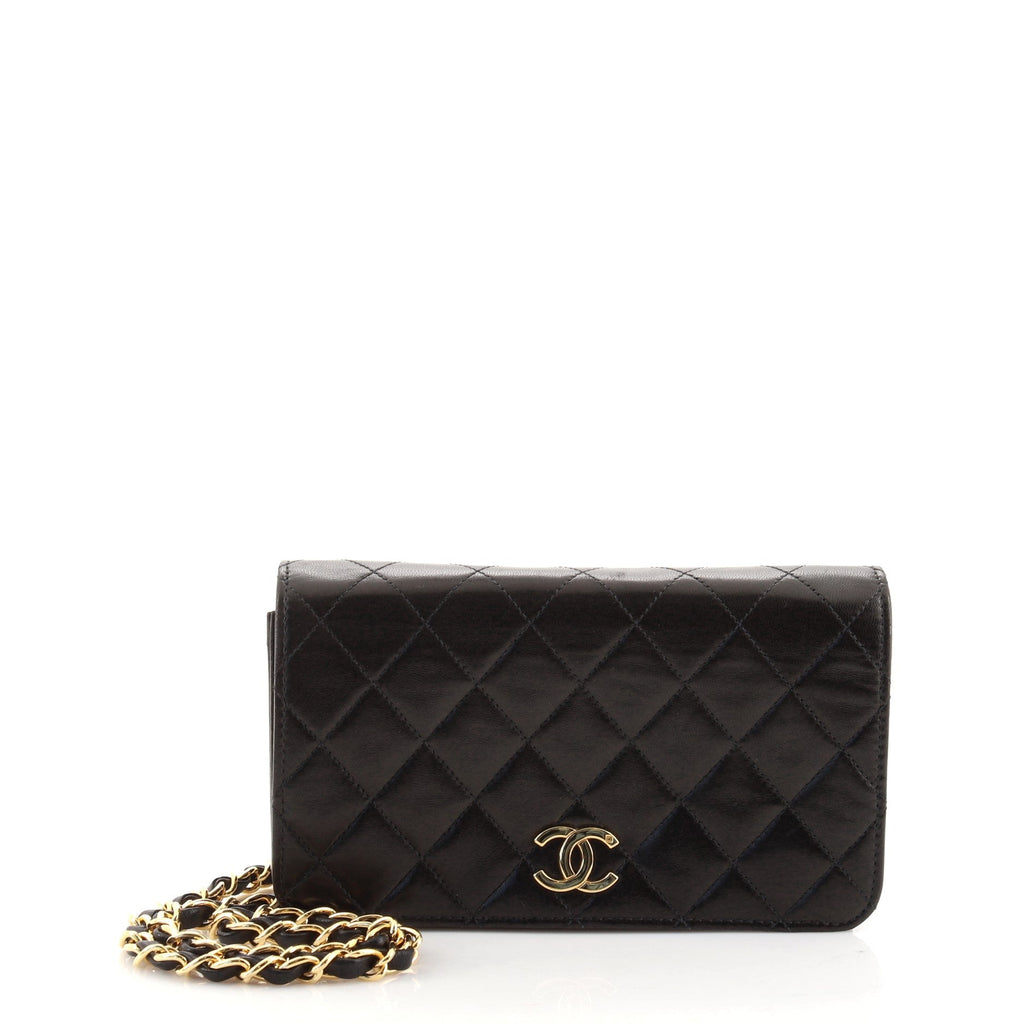 Vintage Full Flap Bag Quilted Lambskin Mini