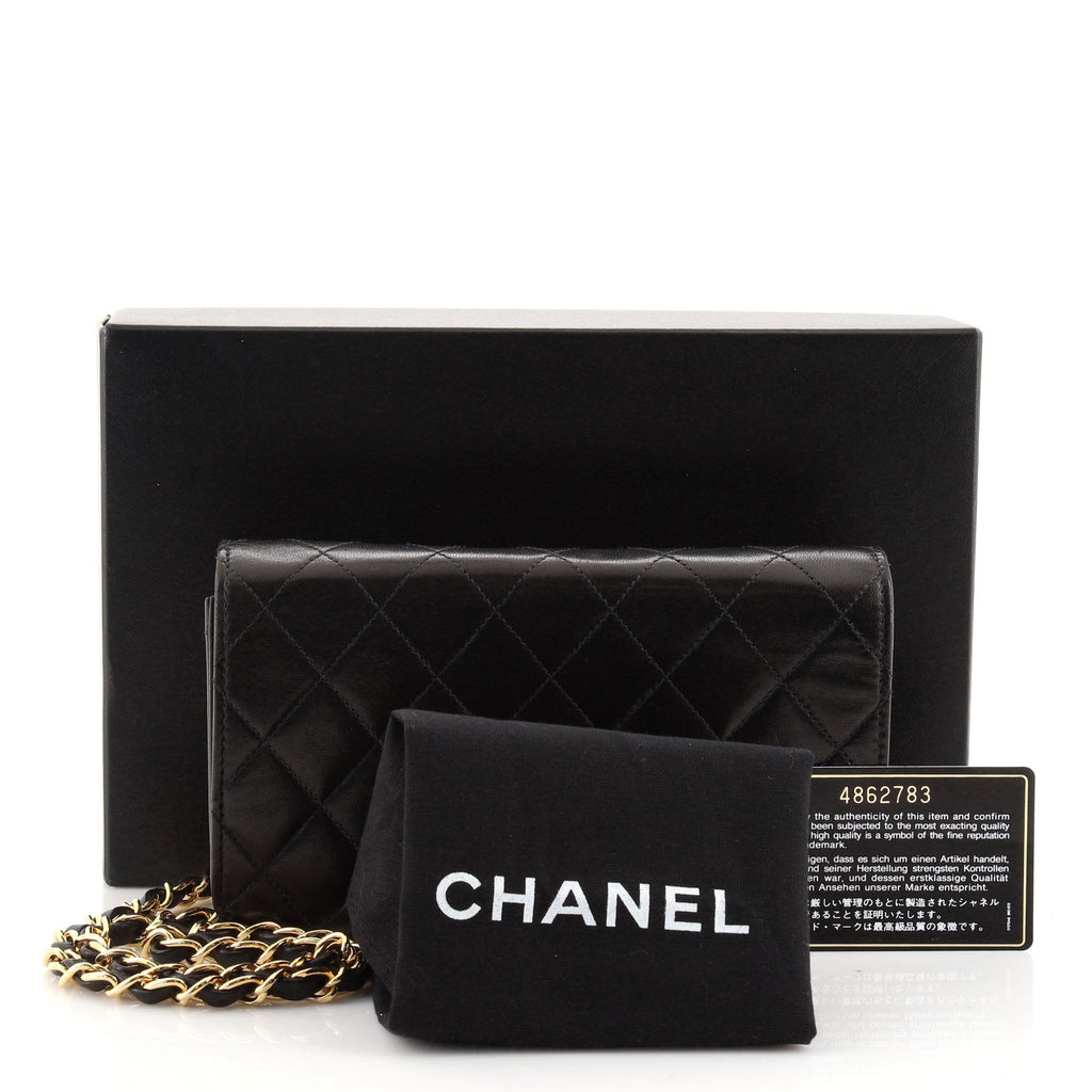 Vintage Full Flap Bag Quilted Lambskin Mini