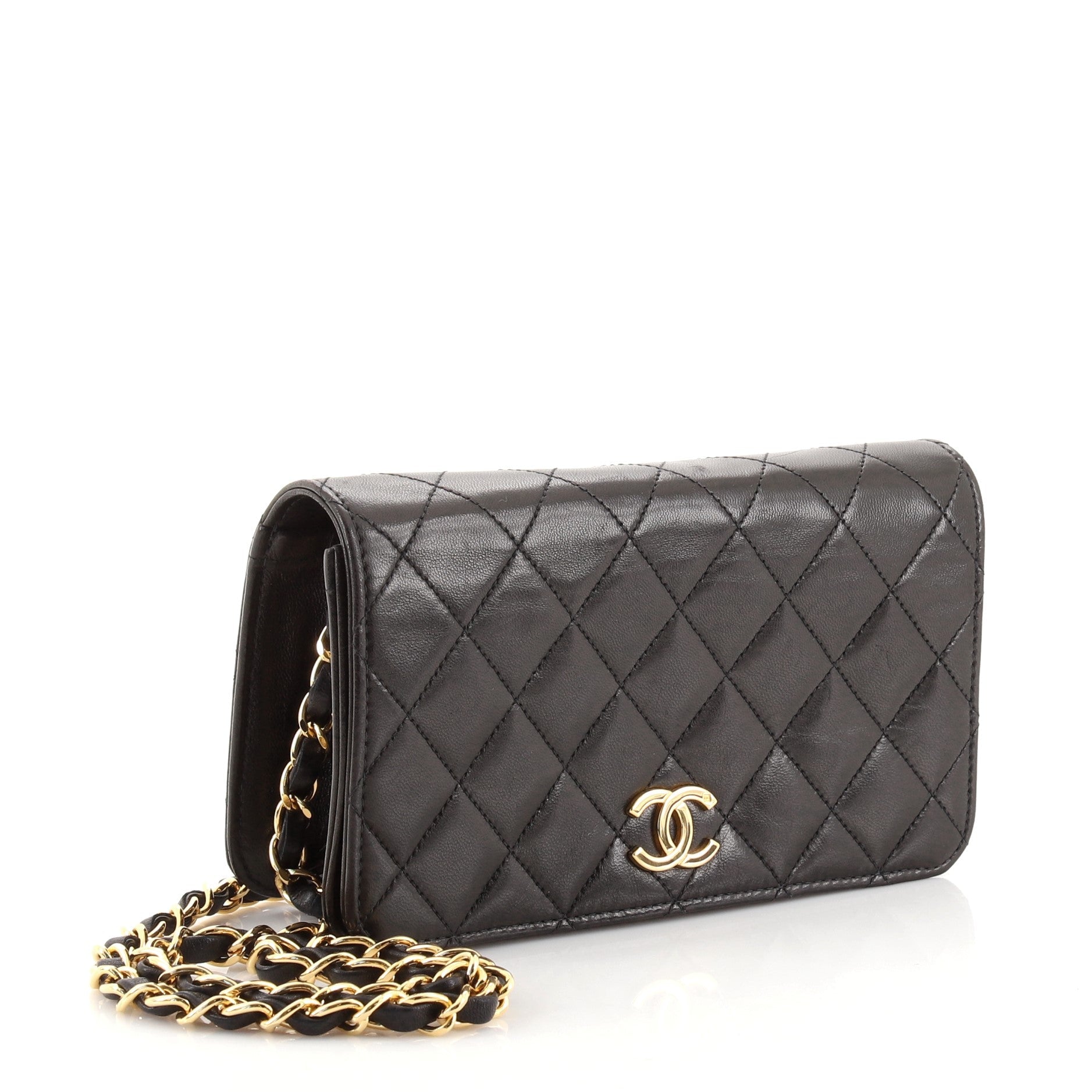 Vintage Full Flap Bag Quilted Lambskin Mini