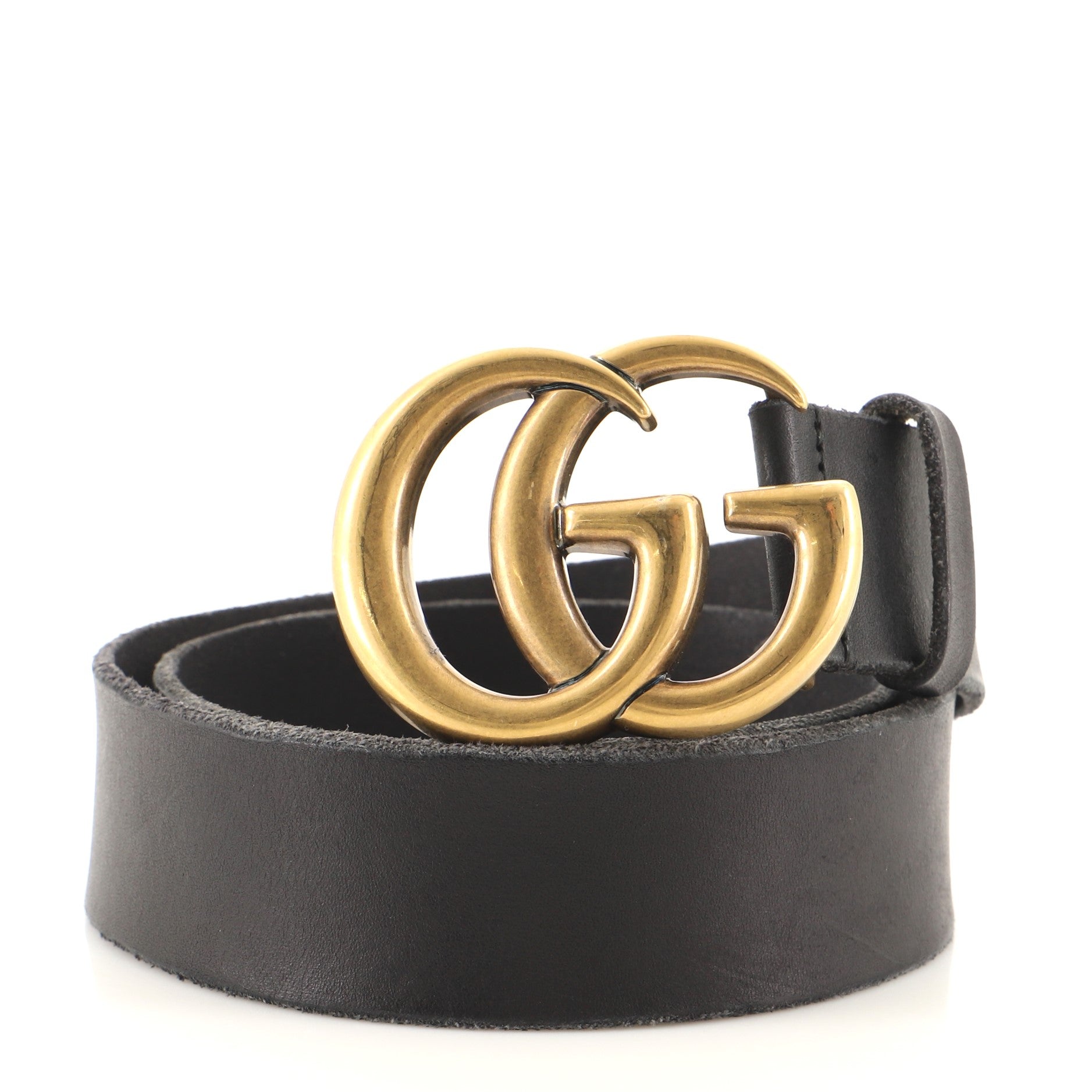 GG Marmont Belt Leather Wide 80