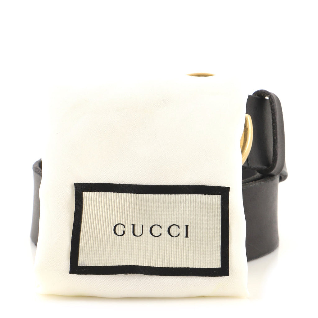 GG Marmont Belt Leather Wide 80
