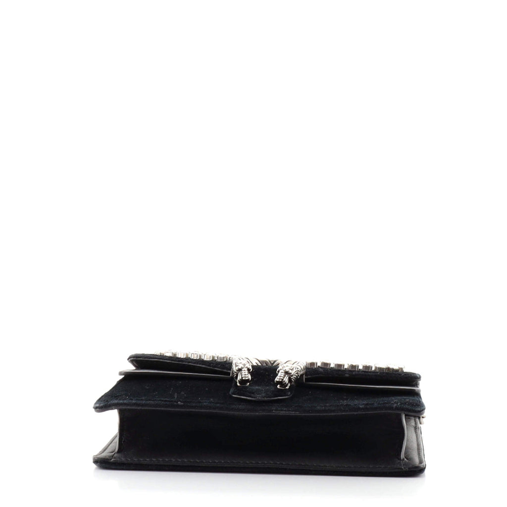 Dionysus Bag Crystal Embellished Velvet Super Mini