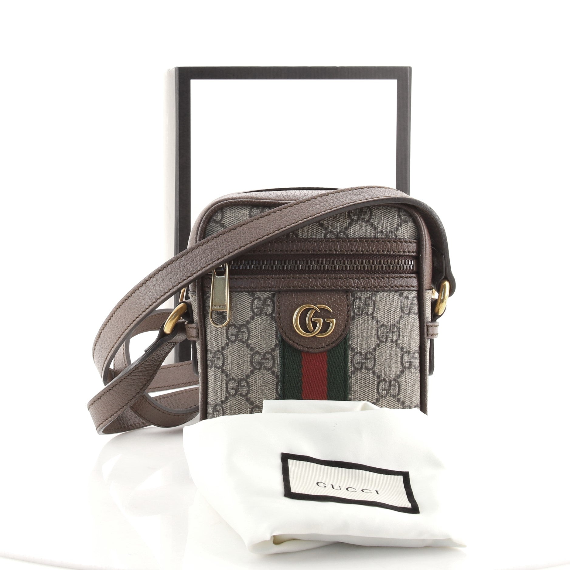 Ophidia Messenger Bag GG Coated Canvas Mini