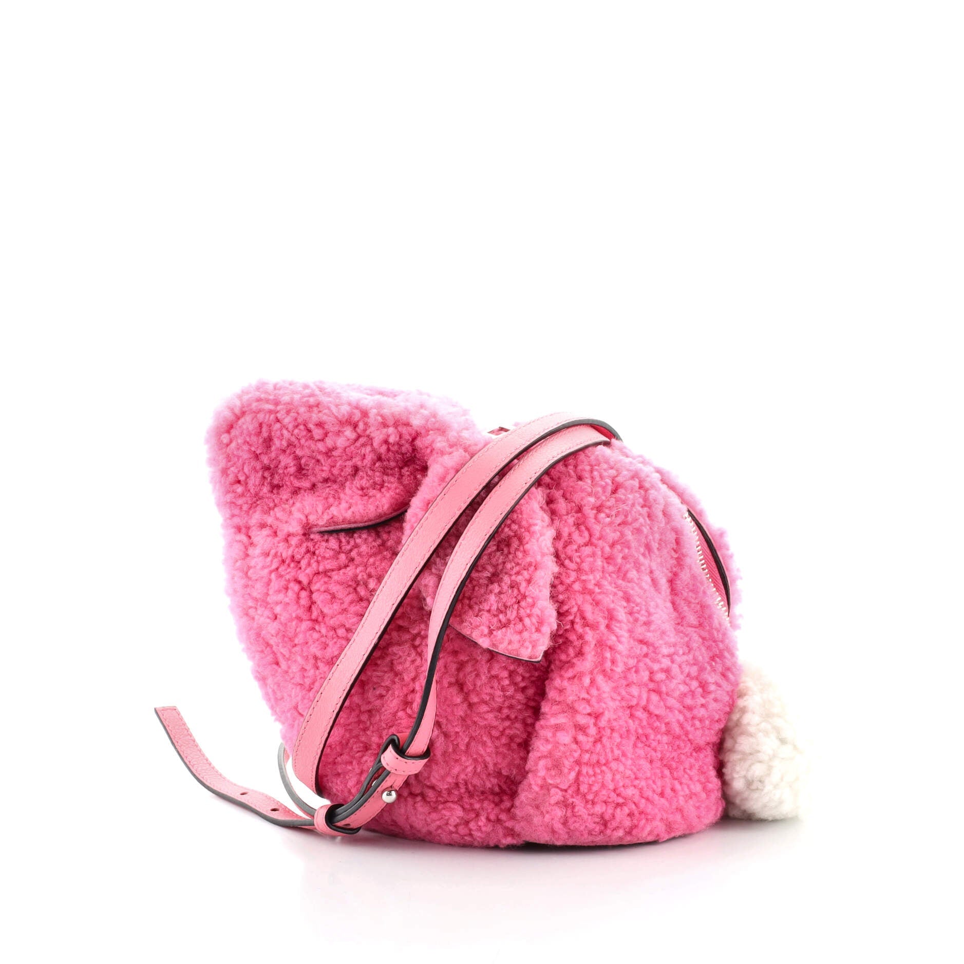 Rabbit Crossbody Bag Shearling Mini