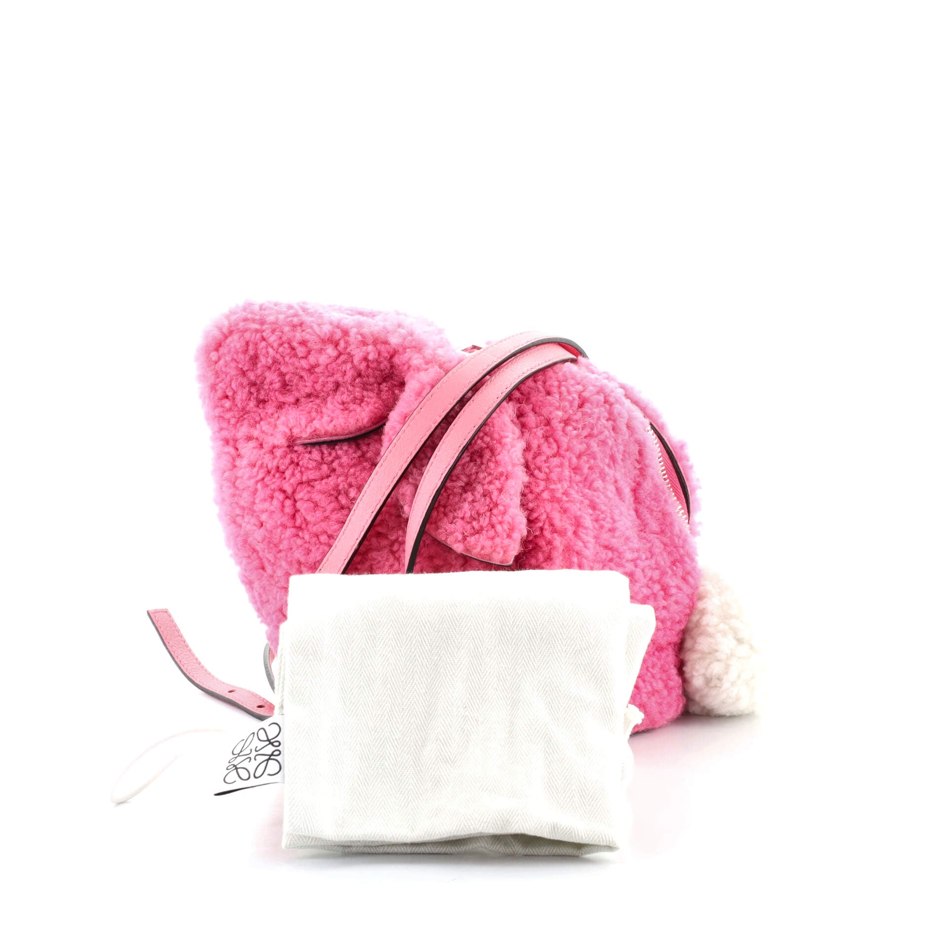 Rabbit Crossbody Bag Shearling Mini