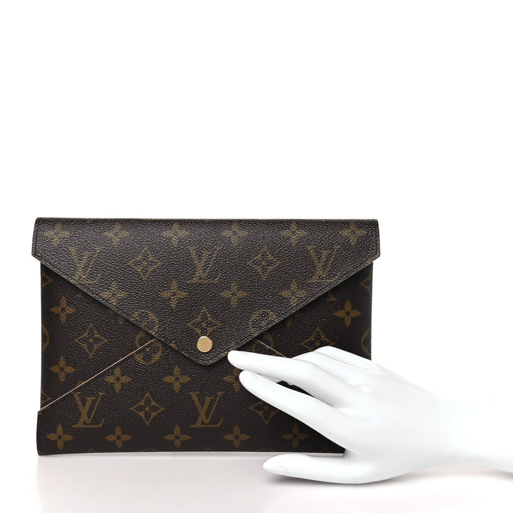 Monogram Large Kirigami Pochette Insert Rose Ballerine